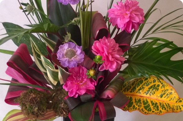 colourful bouquet provided by Belle & Blossom, leading florist new forest & flower delivery beaulieu